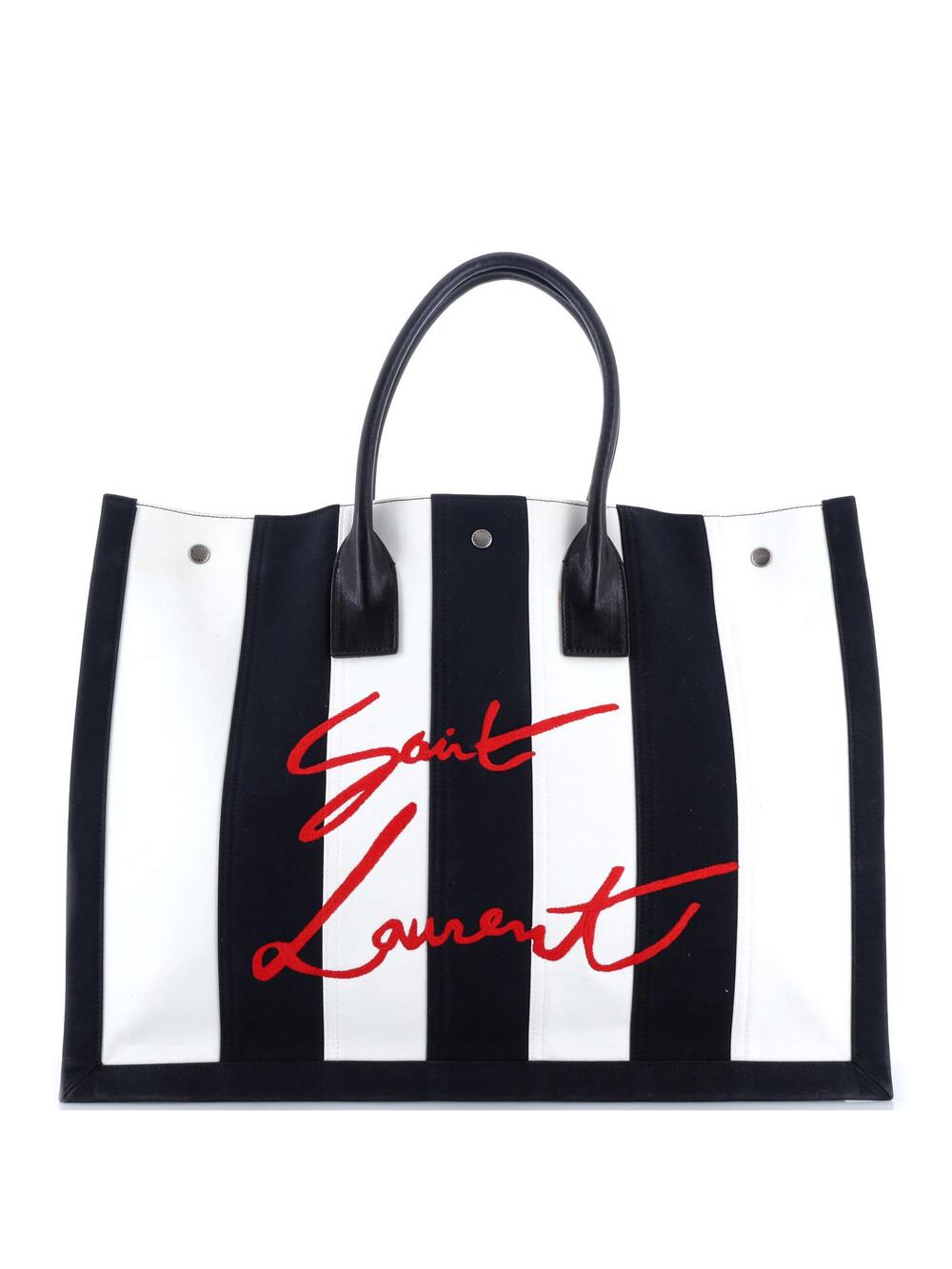 Saint Laurent Noe Shopping Tote Striped #185143S93